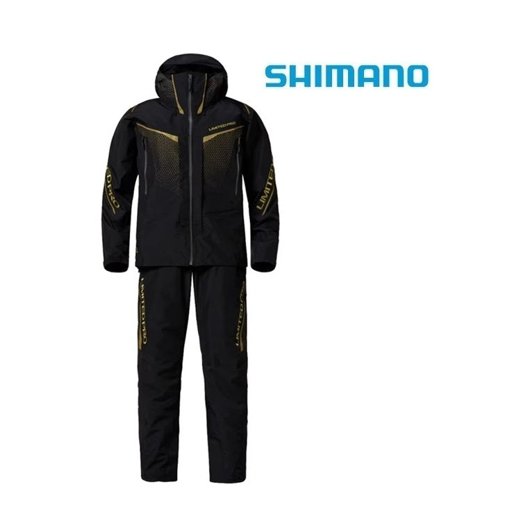 シマノ レインウェア RA-140X リミテッドプロ ゴアテックス プロ レインスーツ リミテッドブラック SHIMANO 取寄