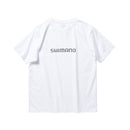 シマノ シャツ SH-021W ドライロゴTシャツ ショートスリーブ ホワイト SHIMANO 取寄