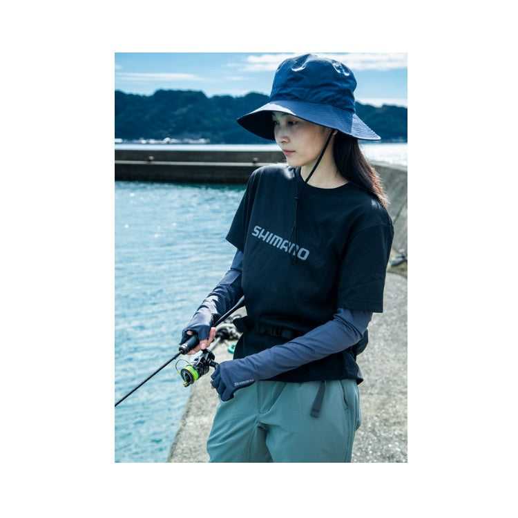 シマノ シャツ SH-021W ドライロゴTシャツ ショートスリーブ ホワイト SHIMANO 取寄