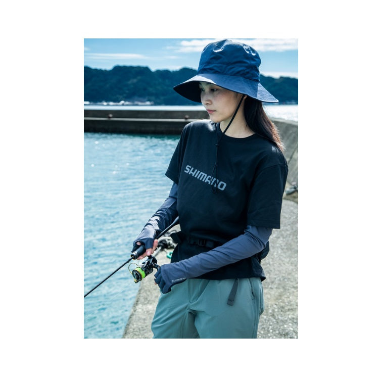 シマノ シャツ SH-021W ドライロゴTシャツ ショートスリーブ セージグリーン SHIMANO 取寄
