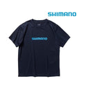 シマノ シャツ SH-021W ドライロゴTシャツ ショートスリーブ ピュアネイビー SHIMANO 取寄