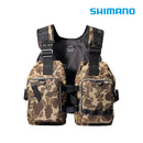 シマノ ライフジャケット VF-068T ゲームベストライト ブラウンカモ SHIMANO