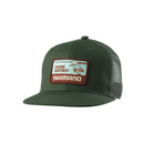 シマノ 帽子 CA-067Y グラフィック フラットメッシュキャップ SHIMANO
