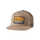 シマノ 帽子 CA-067Y グラフィック フラットメッシュキャップ SHIMANO