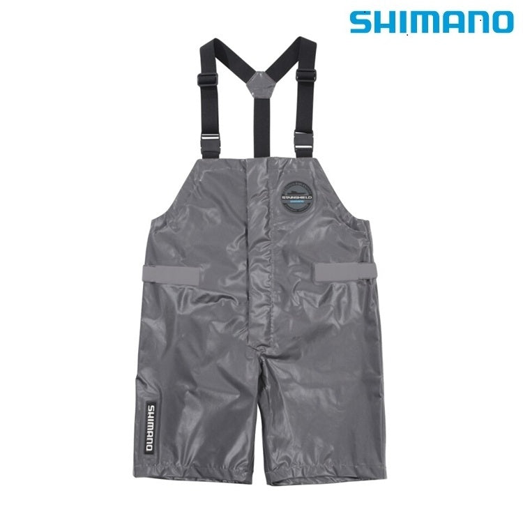 シマノ レインウェア RA-042Y ULイージーケア ハーフビブ 05 チャコール SHIMANO