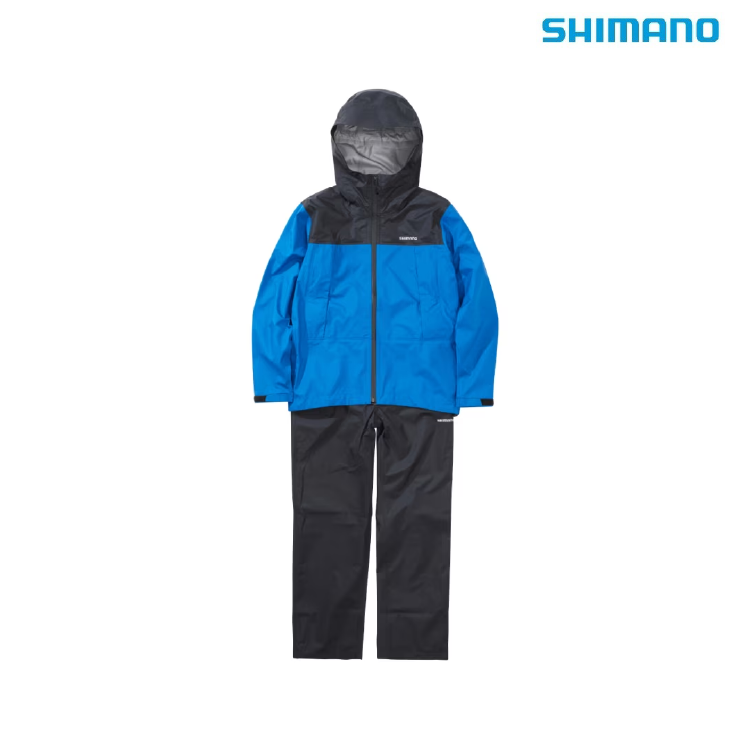 シマノ レインウェア RA-047X 3レイヤー レインスーツ ブルー レディース SHIMANO