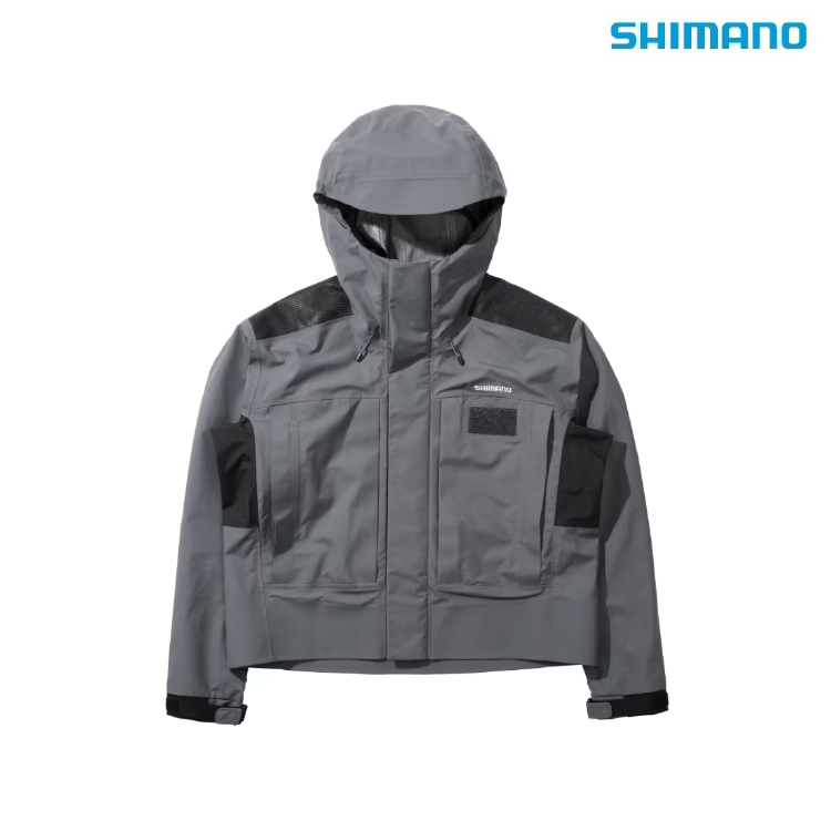 シマノ レインウェア RA-065Y ウェーディング レインジャケット 03 チャコール SHIMANO
