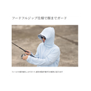 シマノ ラッシュガード WJ-001V サンプロテクション ジップアップ パーカー チャコール SHIMANO