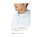 シマノ アウター WJ-001V サンプロテクション ジップアップ パーカー ネオライトブルー SHIMANO