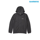 シマノ ラッシュガード WJ-001V サンプロテクション ジップアップ パーカー チャコール SHIMANO