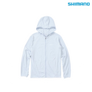 シマノ アウター WJ-001V サンプロテクション ジップアップ パーカー ネオライトブルー SHIMANO