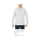 シマノ ラッシュガード WJ-001V サンプロテクション ジップアップ パーカー チャコール SHIMANO