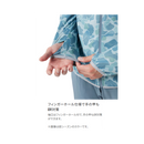 シマノ ラッシュガード WJ-040X サンプロテクション ジップアップ グラフィックパーカー ブルーマルチカモ SHIMANO