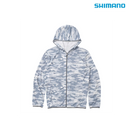 シマノ ラッシュガード WJ-040X サンプロテクション ジップアップ グラフィックパーカー ブルーマルチカモ SHIMANO