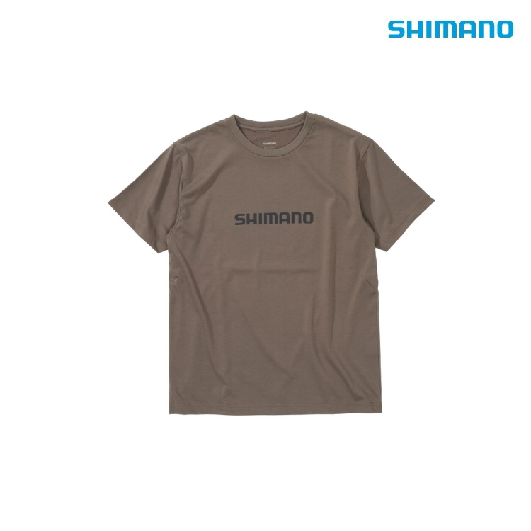 シマノ シャツ SH-021W ドライロゴTシャツ ショートスリーブ ダークカーキ SHIMANO