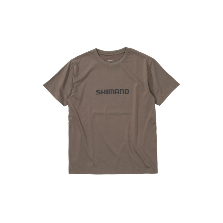 シマノ シャツ SH-021W ドライロゴTシャツ ショートスリーブ ダークカーキ SHIMANO