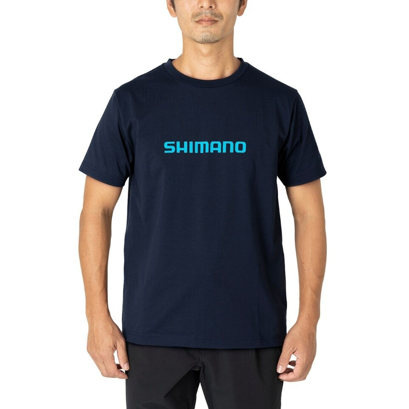 シマノ シャツ SH-021W ドライロゴTシャツ ショートスリーブ ダークカーキ SHIMANO