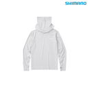 シマノ シャツ SH-060Y サンプロテクション フーディーシャツ ライトグレー SHIMANO