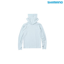 シマノ シャツ SH-060Y サンプロテクション フーディーシャツ ライトブルー SHIMANO