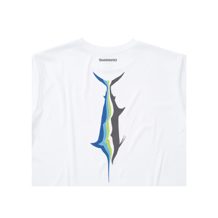 シマノ シャツ SH-061Y サンプロテクションTシャツ ショートスリーブ ホワイト SHIMANO