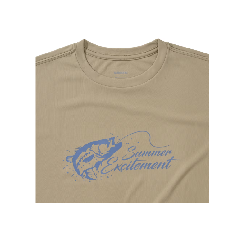 シマノ シャツ SH-061Y サンプロテクションTシャツ ショートスリーブ ダークカーキ SHIMANO