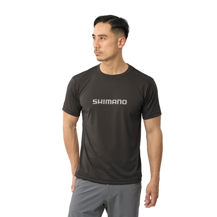 シマノ シャツ SH-061Y サンプロテクションTシャツ ショートスリーブ ブラック SHIMANO