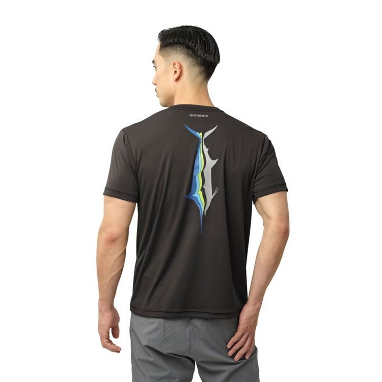 シマノ シャツ SH-061Y サンプロテクションTシャツ ショートスリーブ ブラック SHIMANO