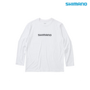 シマノ シャツ SH-062Y サンプロテクションTシャツ ロングスリーブ ホワイト SHIMANO