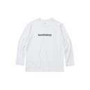 シマノ シャツ SH-062Y サンプロテクションTシャツ ロングスリーブ ホワイト SHIMANO
