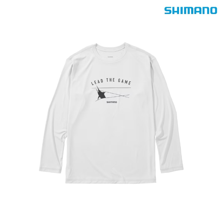 シマノ シャツ SH-062Y サンプロテクションTシャツ ロングスリーブ ライトグレー SHIMANO