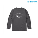 シマノ シャツ SH-062Y サンプロテクションTシャツ ロングスリーブ チャコール SHIMANO