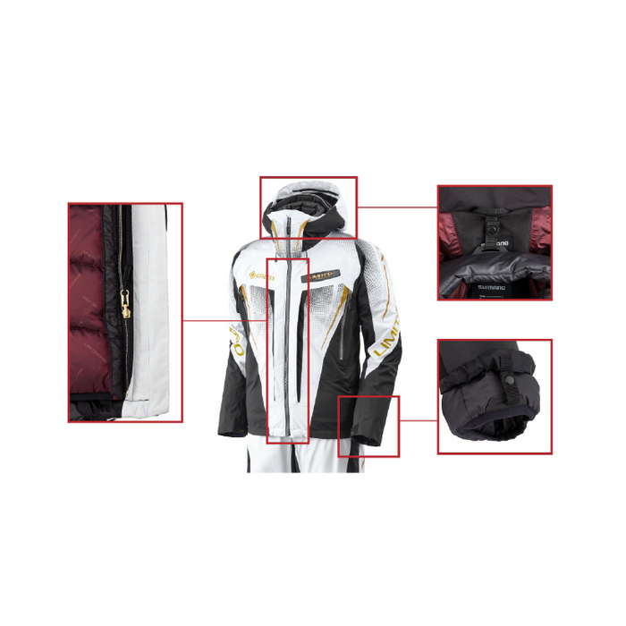 シマノ 防寒スーツ RB-130Y リミテッドプロ ゴアテックス ダウン