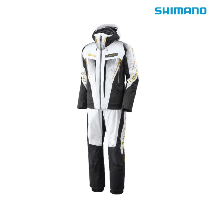 シマノ 防寒スーツ RB-130Y リミテッドプロ ゴアテックス ダウンシステムスーツ リミテッドホワイト SHIMANO