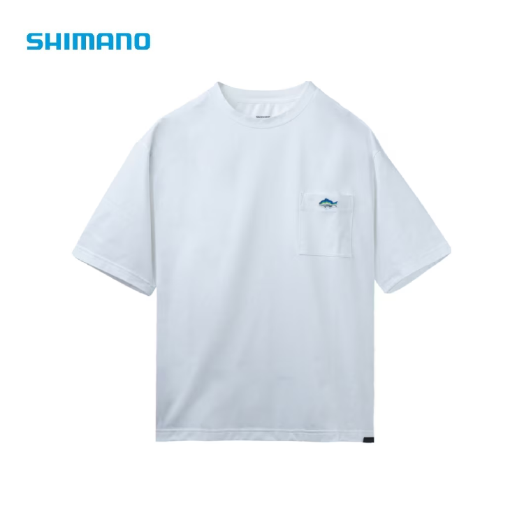 シマノ シャツ SH-031Z ドライポケットTシャツ ホワイト SHIMANO
