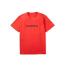 シマノ シャツ SH-021Z ドライロゴTシャツ レッド SHIMANO
