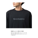 シマノ シャツ SH-022Z ドライロゴTシャツ ロングスリーブ ブラック SHIMANO