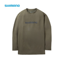 シマノ シャツ SH-022Z ドライロゴTシャツ ロングスリーブ カーキ SHIMANO