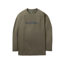 シマノ シャツ SH-022Z ドライロゴTシャツ ロングスリーブ カーキ SHIMANO
