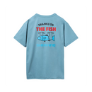 シマノ シャツ SH-023Z ドライグラフィックTシャツ サンクスフィッシュ スモークブルー SHIMANO