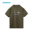 シマノ シャツ SH-023Z ドライグラフィックTシャツ エクスプローラーズ カーキ SHIMANO
