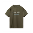シマノ シャツ SH-023Z ドライグラフィックTシャツ エクスプローラーズ カーキ SHIMANO