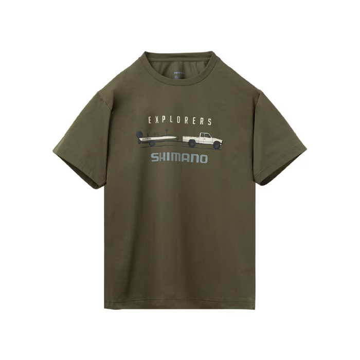 シマノ シャツ SH-023Z ドライグラフィックTシャツ エクスプローラーズ