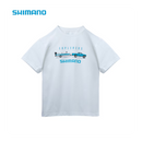 シマノ シャツ SH-023Z ドライグラフィックTシャツ エクスプローラーズ ホワイト SHIMANO
