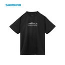シマノ シャツ SH-023Z ドライグラフィックTシャツ フィッシュライン ブラック SHIMANO