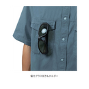 シマノ シャツ SH-001Z フィッシングシャツ ショートスリーブ ブルーグレー SHIMANO