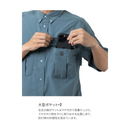 シマノ シャツ SH-001Z フィッシングシャツ ショートスリーブ ブルーグレー SHIMANO