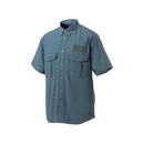 シマノ シャツ SH-001Z フィッシングシャツ ショートスリーブ ブルーグレー SHIMANO