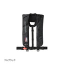 シマノ ライフジャケット VF-051K ラフトエアジャケット 膨脹式救命具 フルブラック SHIMANO 取寄