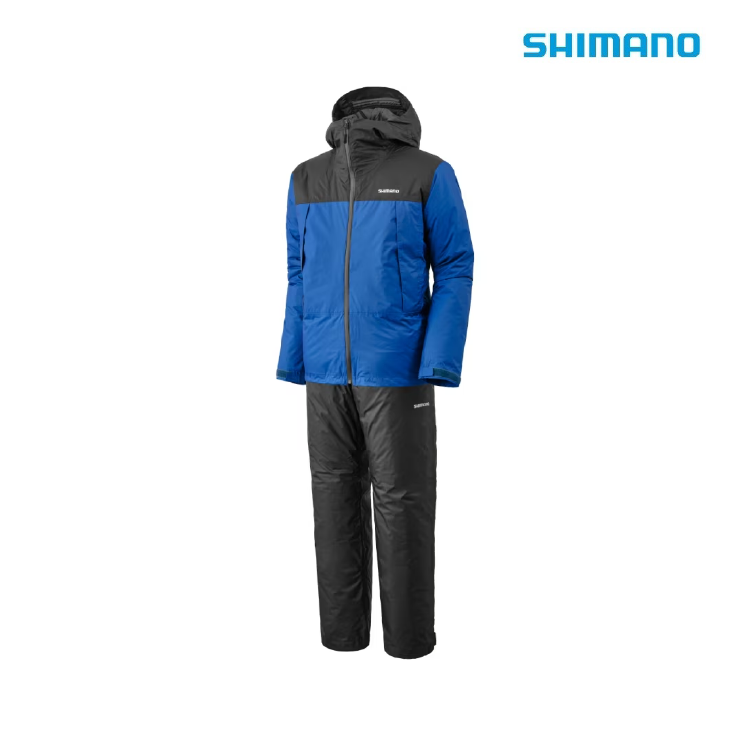シマノ 防寒レインスーツ RB-057X ベーシックインサレーション レインスーツ 01 ブルー レディース SHIMANO