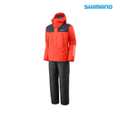 シマノ 防寒レインスーツ RB-077Y ベーシックハイロフト レインスーツ オレンジ SHIMANO